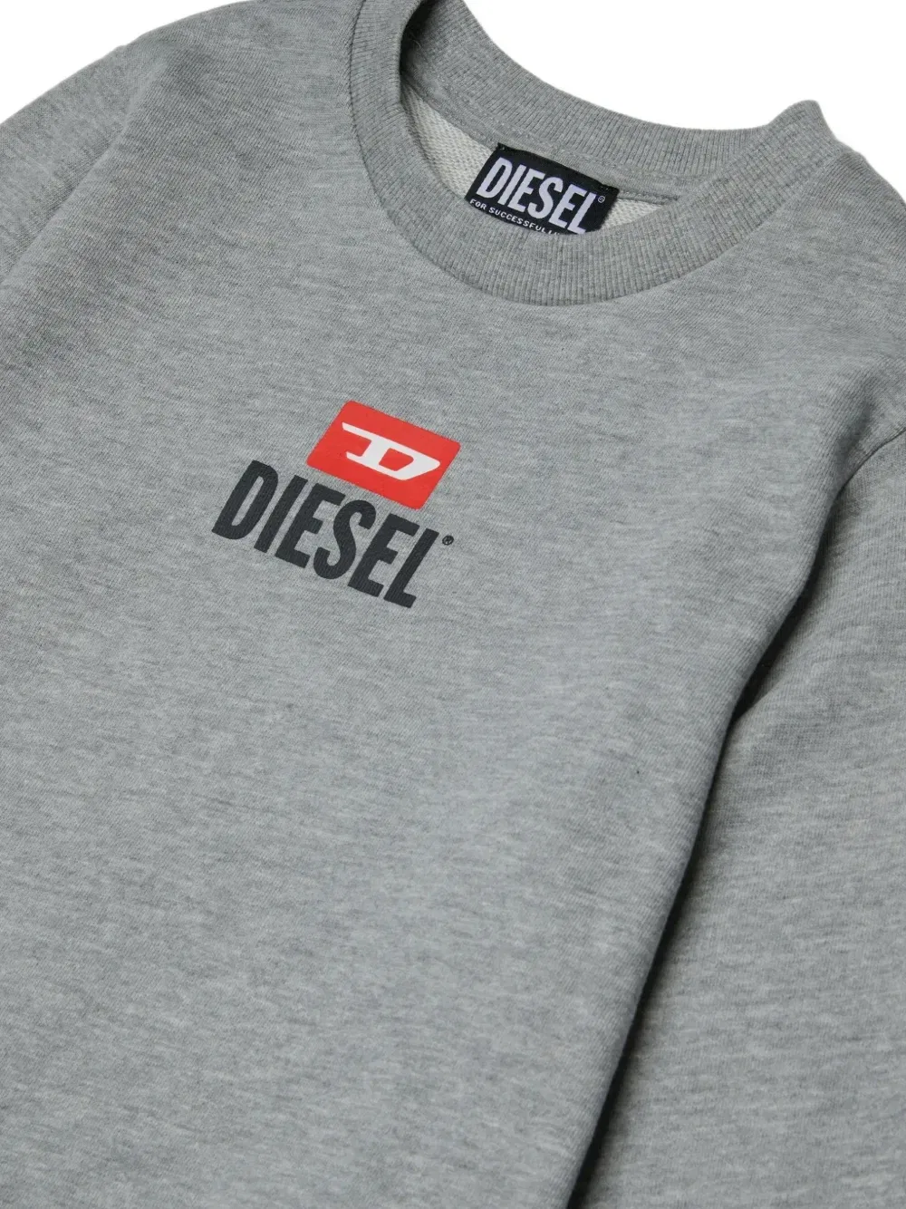 Спортивный костюм с логотипом Diesel Kids, серый — фото 3