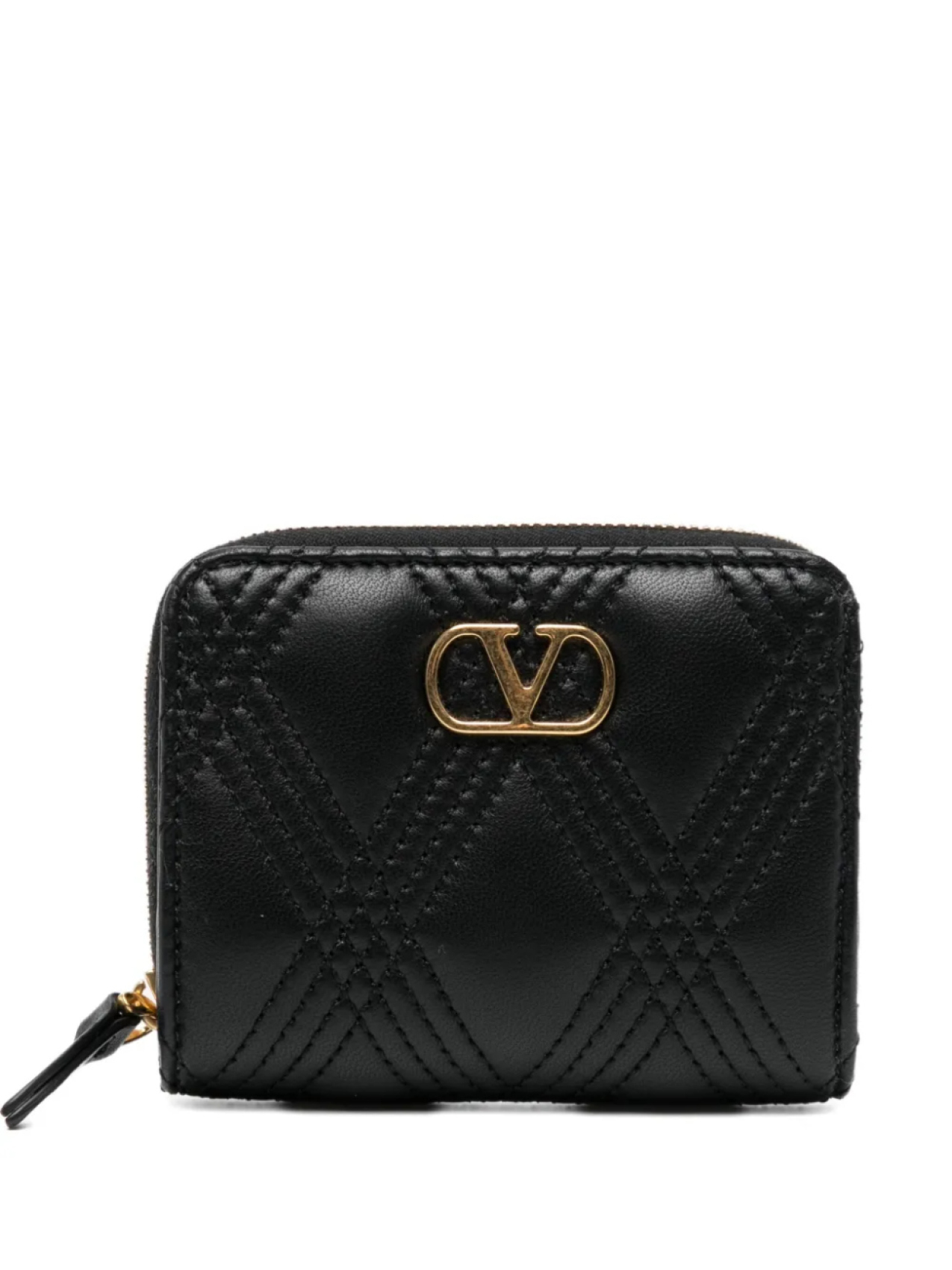 

Valentino Garavani кошелек Quiltie 67, черный