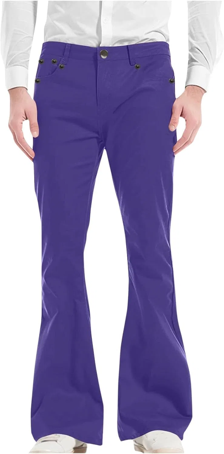 Брюки клеш Men's Vintage, Purple generic