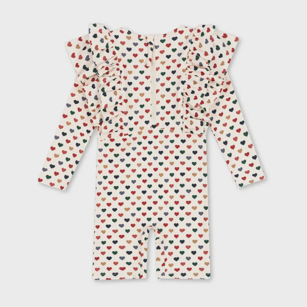 Детский слитный купальник-рашгард Manuka All-in-One Coeur Colore от Konges Sloejd — фото 2