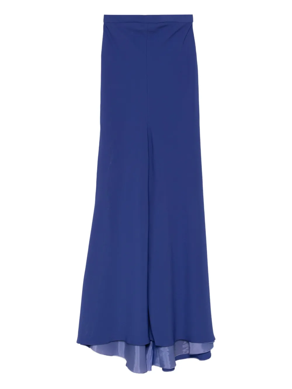 

Длинная юбка с асимметричным подолом Gemy Maalouf, синий