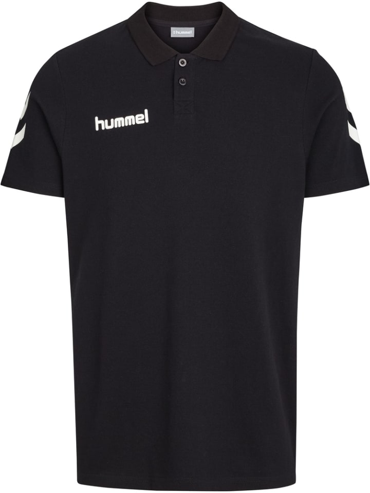 

Hummel Поло «Core Cotton Polo» черного цвета