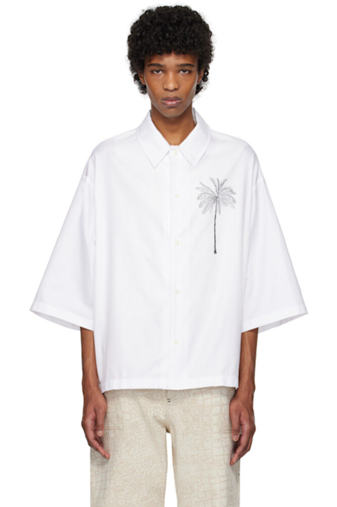 

Белая рубашка La Croisière 'La Chemise Aloe' JACQUEMUS