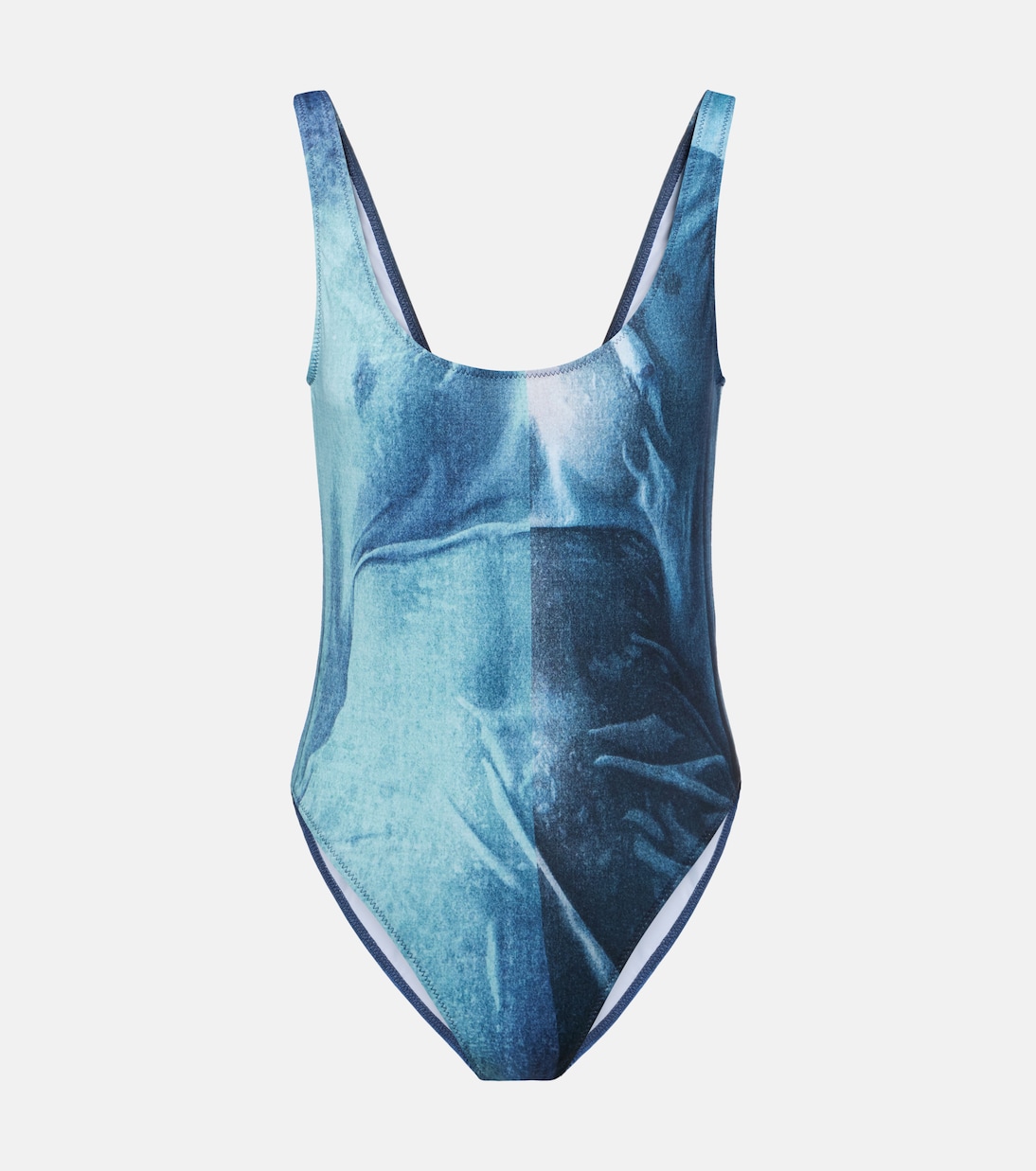 

Купальник с эффектом обманки Jean Paul Gaultier, Indigo Vintage Blue