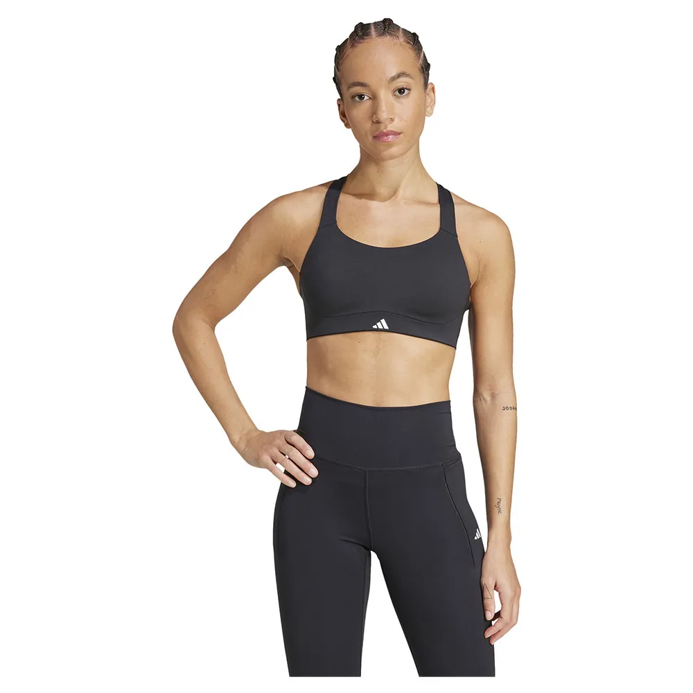 

Спортивный бюстгальтер adidas TLRD Impact Luxe High Impact Sports Bra, черный