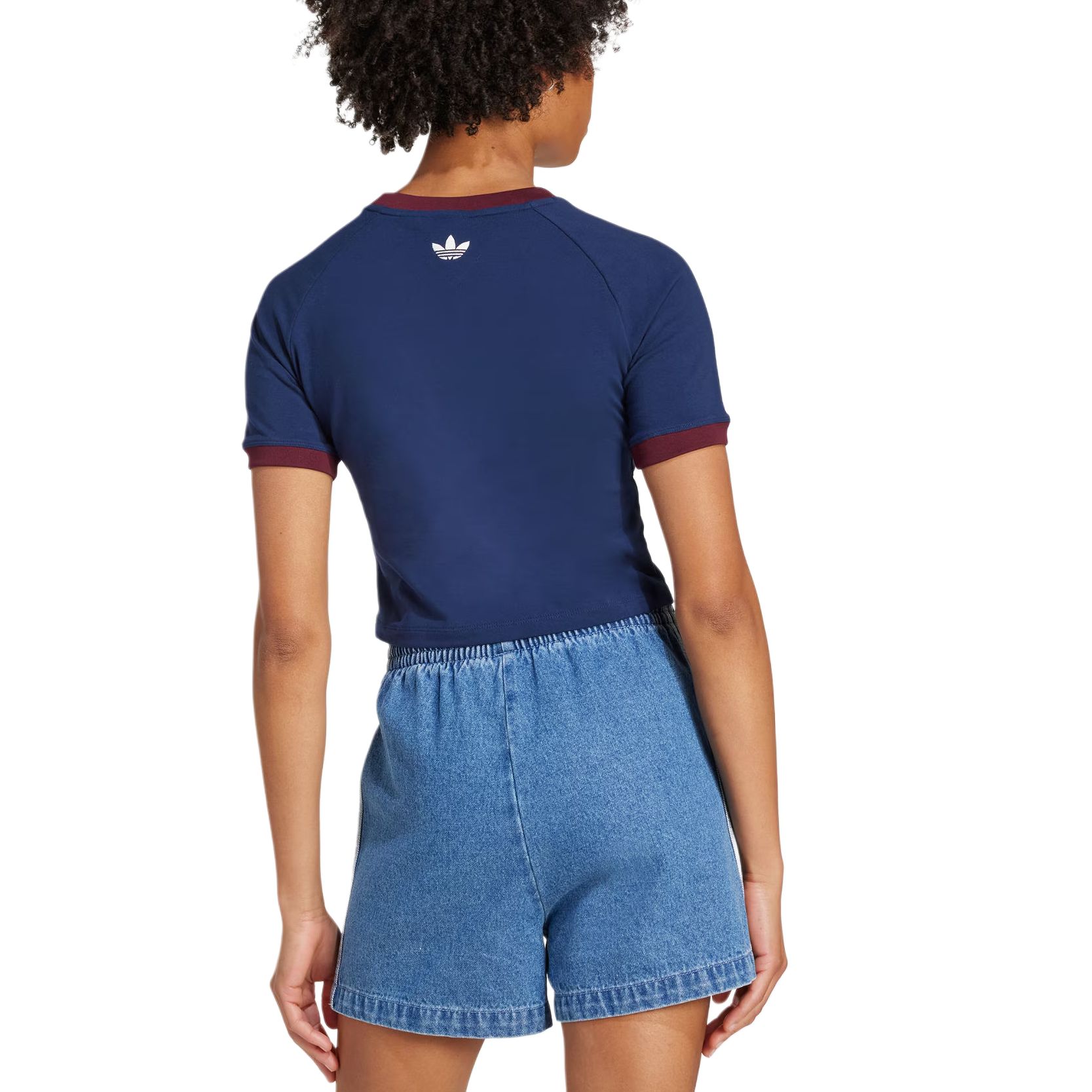 Футболка SS25 женская Adidas Originals, темный индиго — фото 4