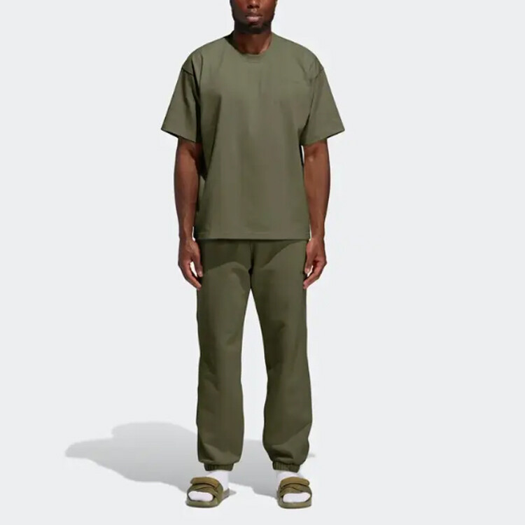 Трикотажные спортивные штаны Philippine And Dong Joint Series, унисекс, зеленые Adidas Originals, зеленый — фото 4