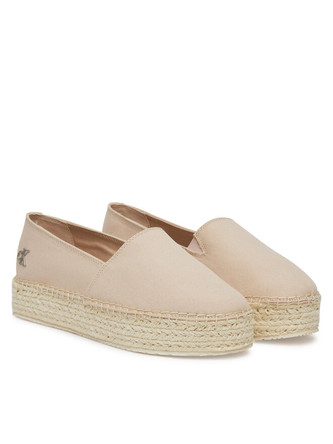 Эспадрильи Flatform Esdparille Mg/Hdw Yw0Yw01737 Calvin Klein Jeans, розовый — фото 2