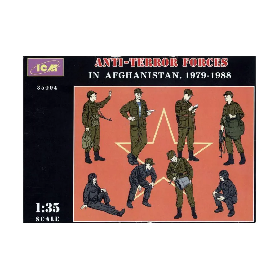 

Антитеррористические силы - в Афганистане, 1979-1988 гг., Military Models 1/35 Scale (ICM)