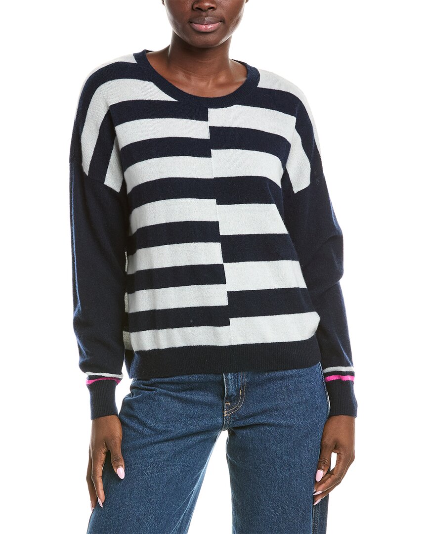 

Брод Кашемикс Страйп Пеппер кашемировый свитер Brodie Cashmere, синий