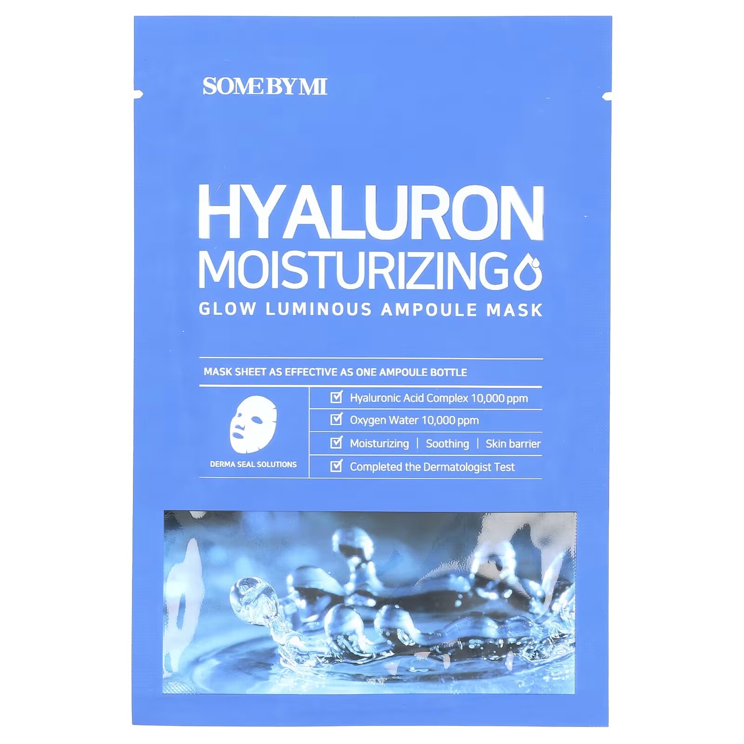 

Маска тканевая Some By Mi Hyaluron Moisturizing Glow Luminous Ampoule