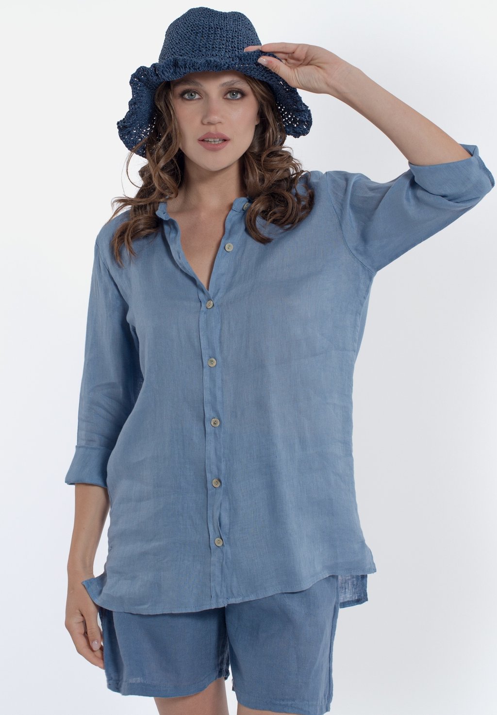 

Рубашка CON COLLO ACANFORA, цвет Jeans