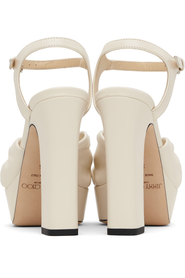 Элоиза 120 босоножки на каблуке Jimmy Choo, цвет latte — фото 2
