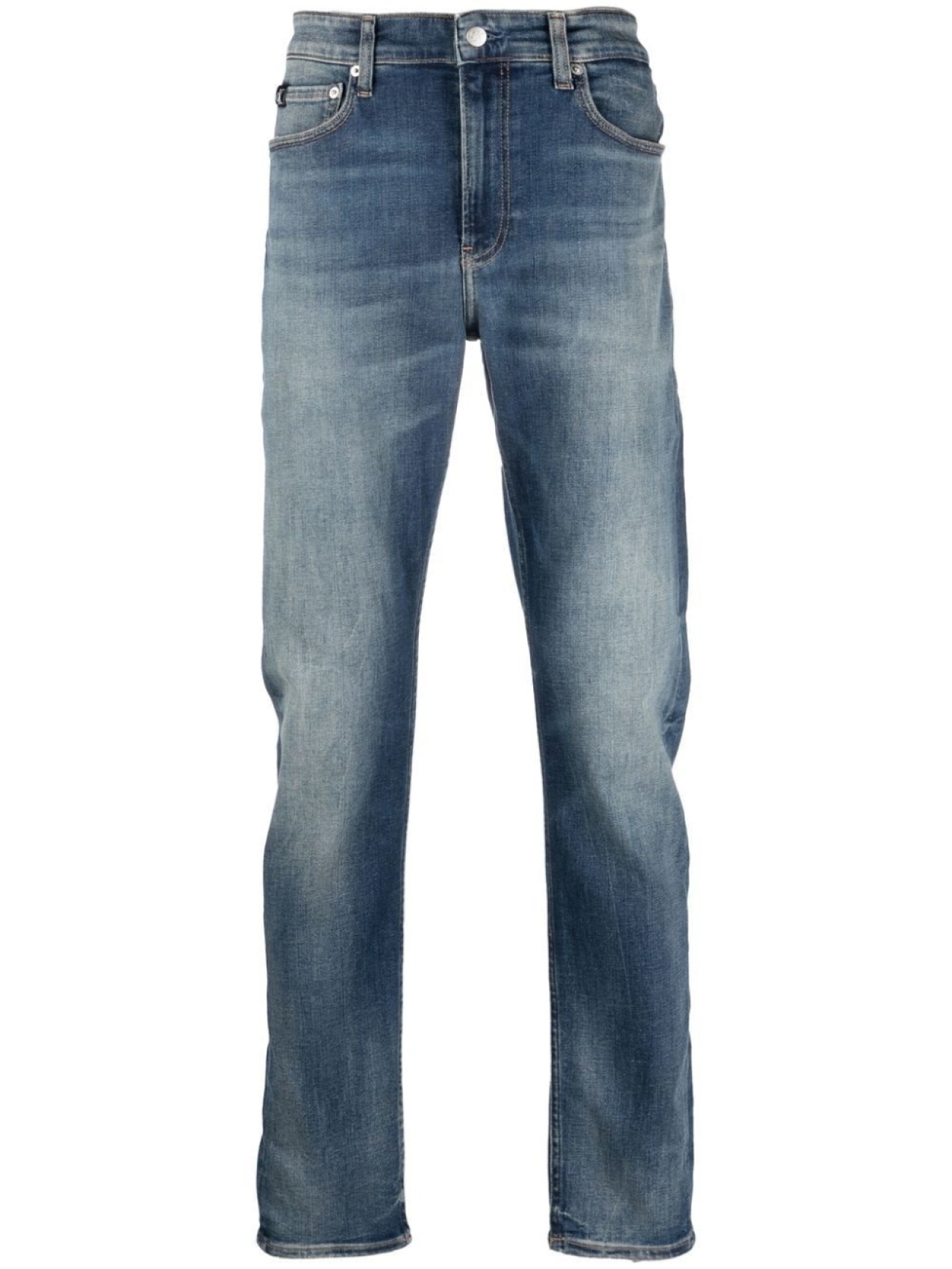 

Calvin Klein Jeans straight-cut leg jeans, синий