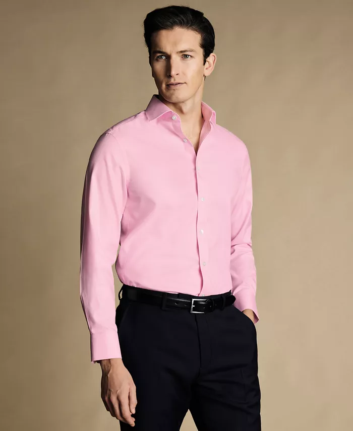 

Мужская классическая рубашка Slim-Fit Charles Tyrwhitt, розовый
