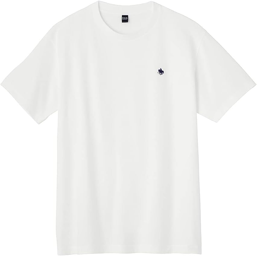 

Футболка-поло Gunze, стандартная модель, с круглым вырезом, мужская, белый