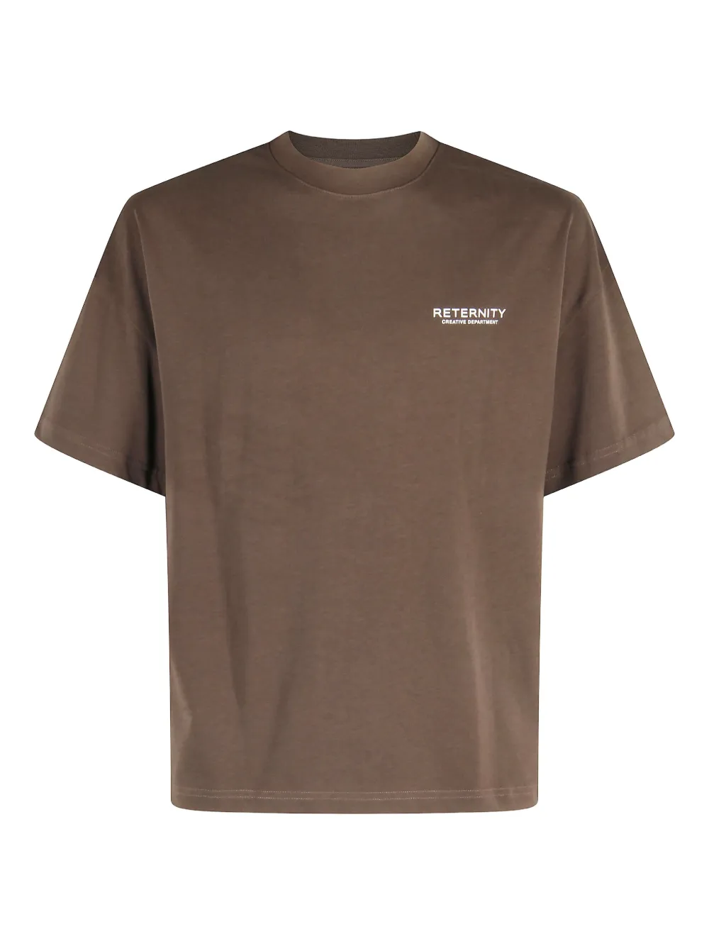 

Хлопковая футболка с принтом логотипа Reternity, коричневый