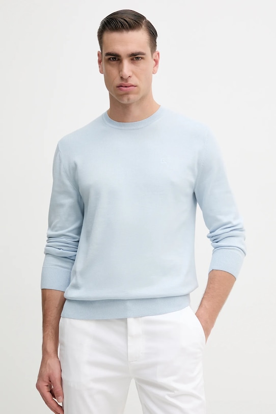 

Хлопковый свитер Calvin Klein, синий