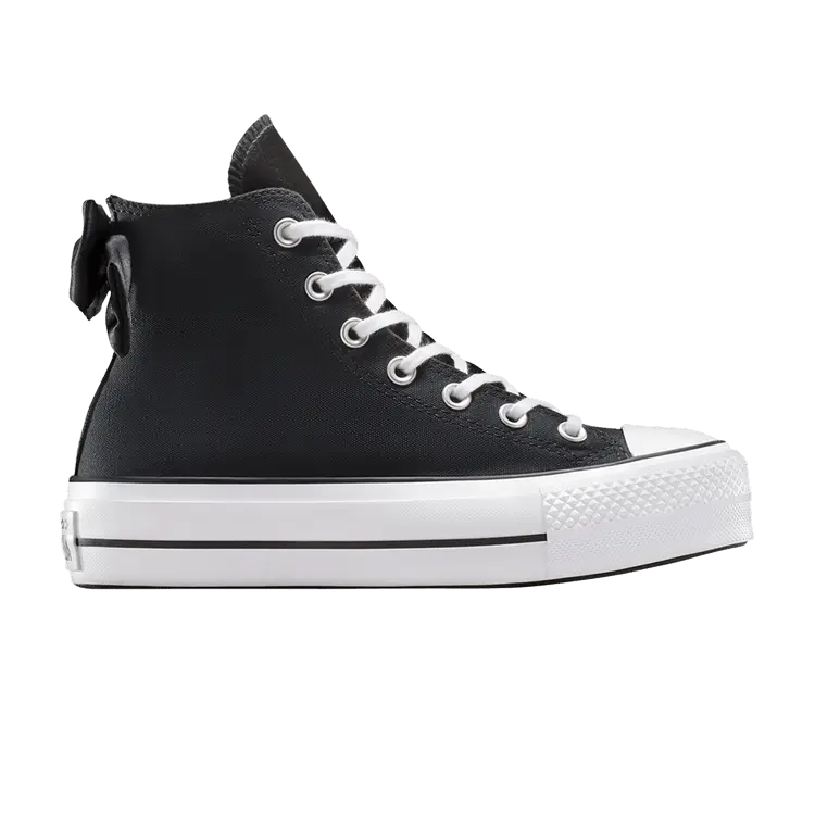 

Кроссовки Converse Wmns Chuck Taylor All Star Lift Platform High Black White Bows, черный