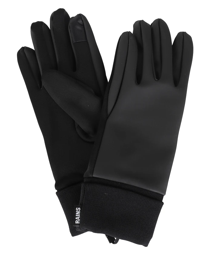 

Водонепроницаемые перчатки для сенсорных экранов, черные Rains, черный