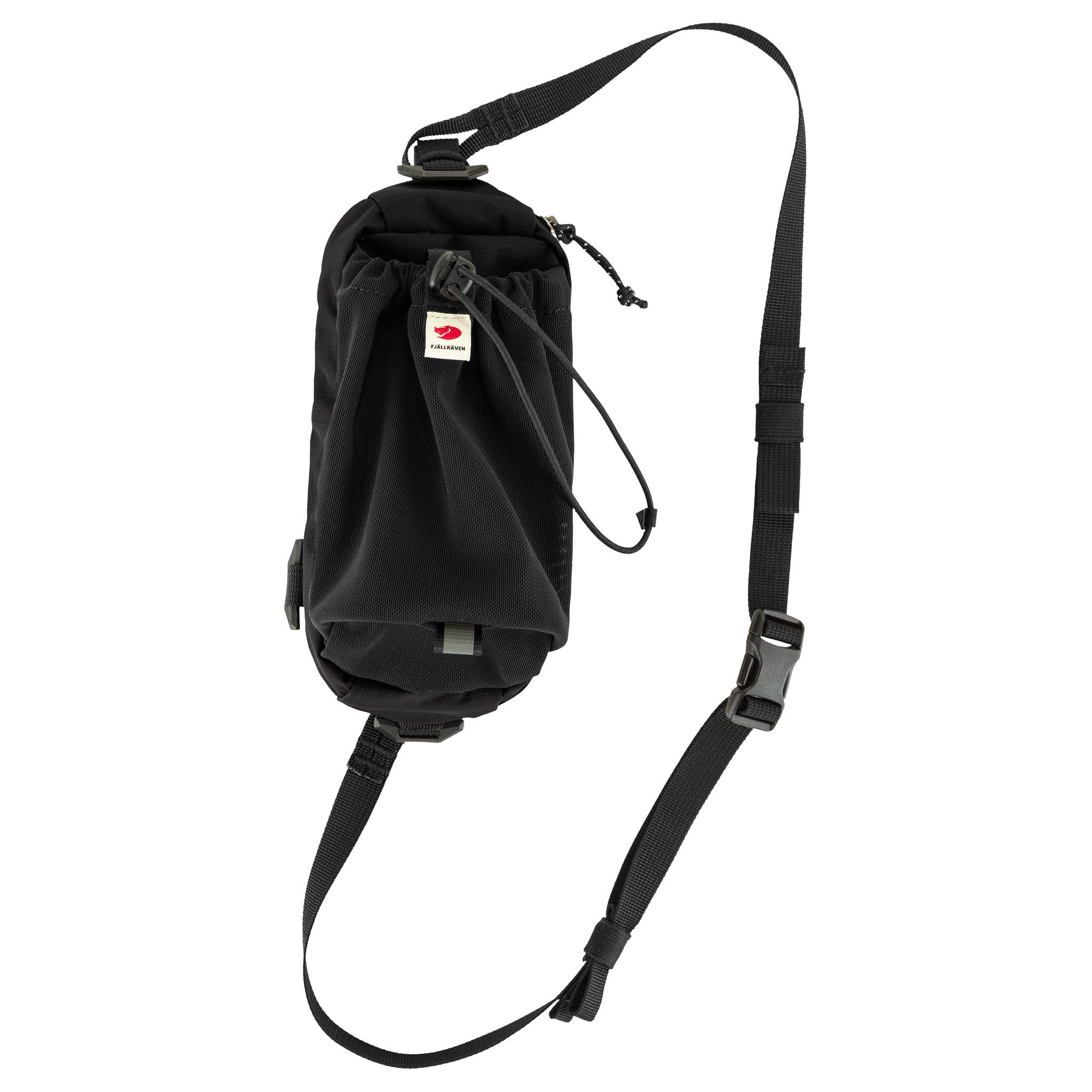 

Fjallraven Полиамидная поясная сумка унисекс черная, Black