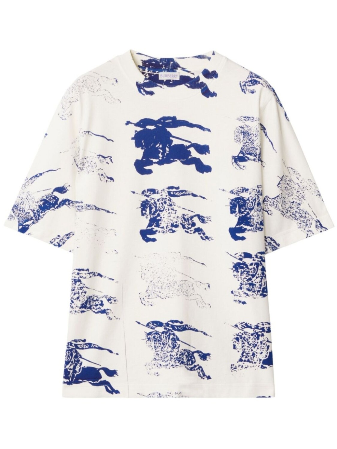 

Burberry футболка Equestrian Knight, белый