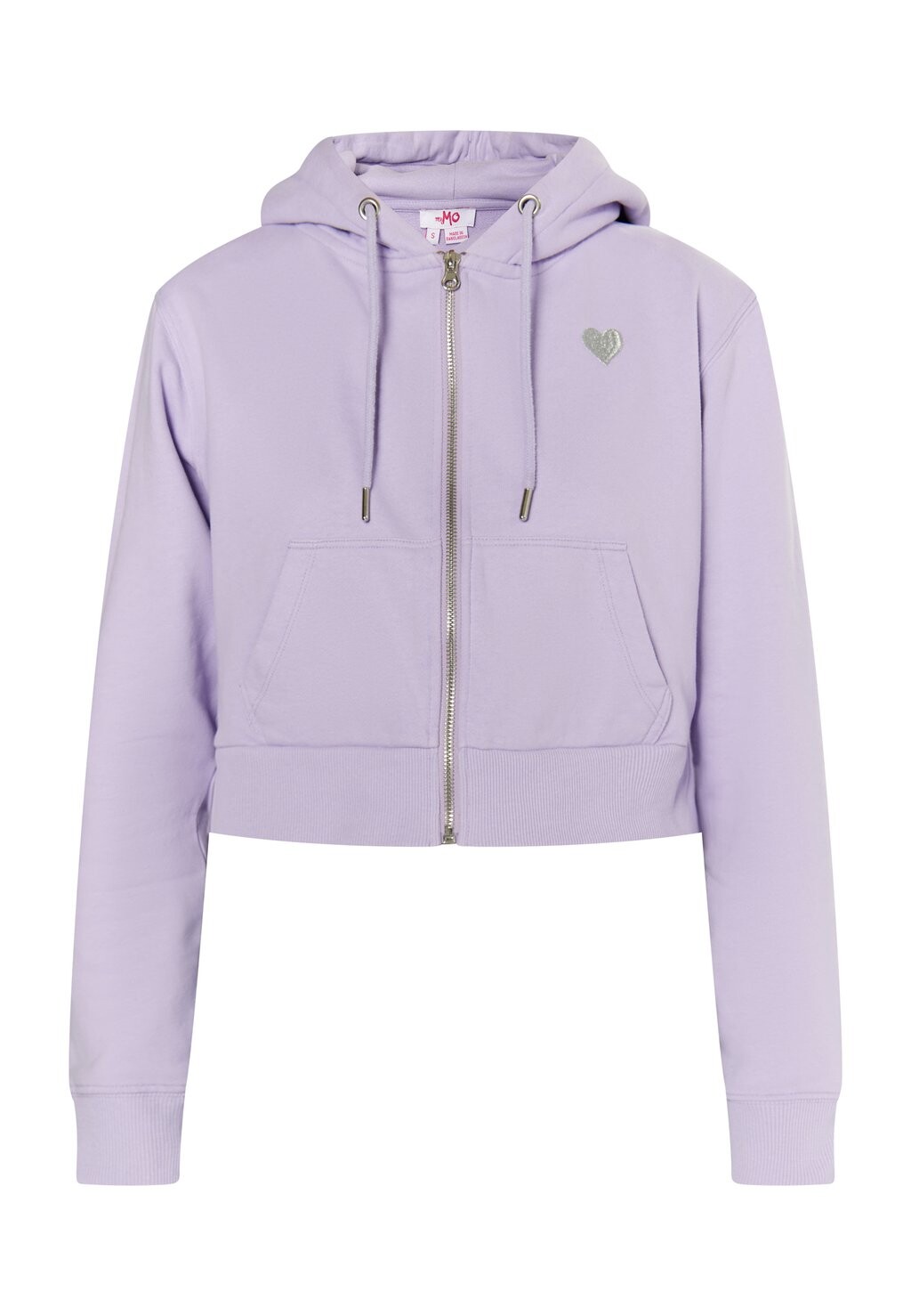 

Толстовка на молнии CROPPED BIANY myMo, фиолетовый