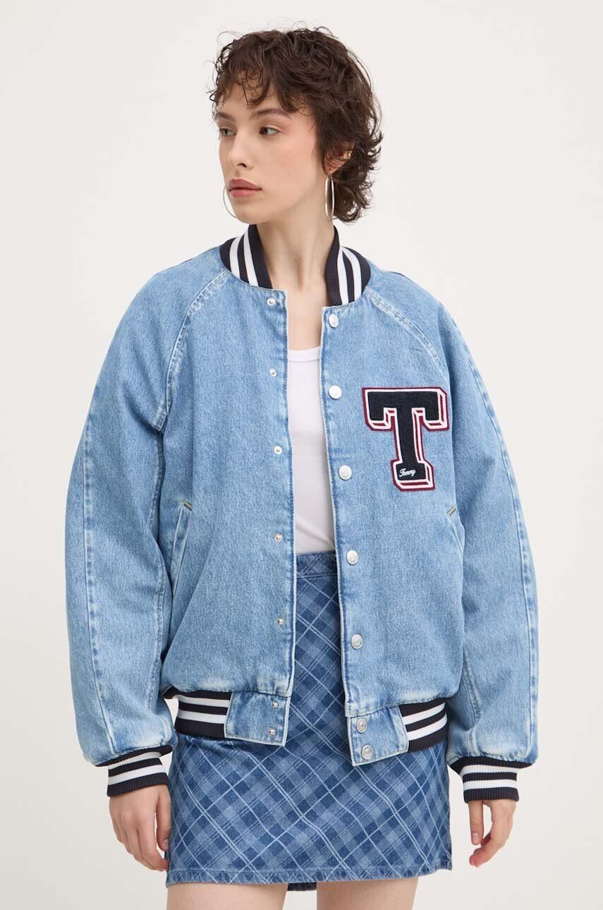 

Джинсовая куртка-бомбер Tommy Jeans, синий