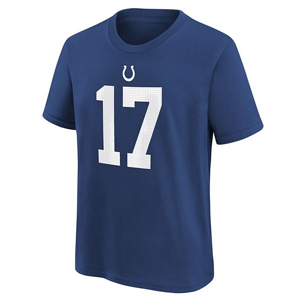 Футболка с именем и номером игрока Daniel Jones Indianapolis Colts Nike — фото 3