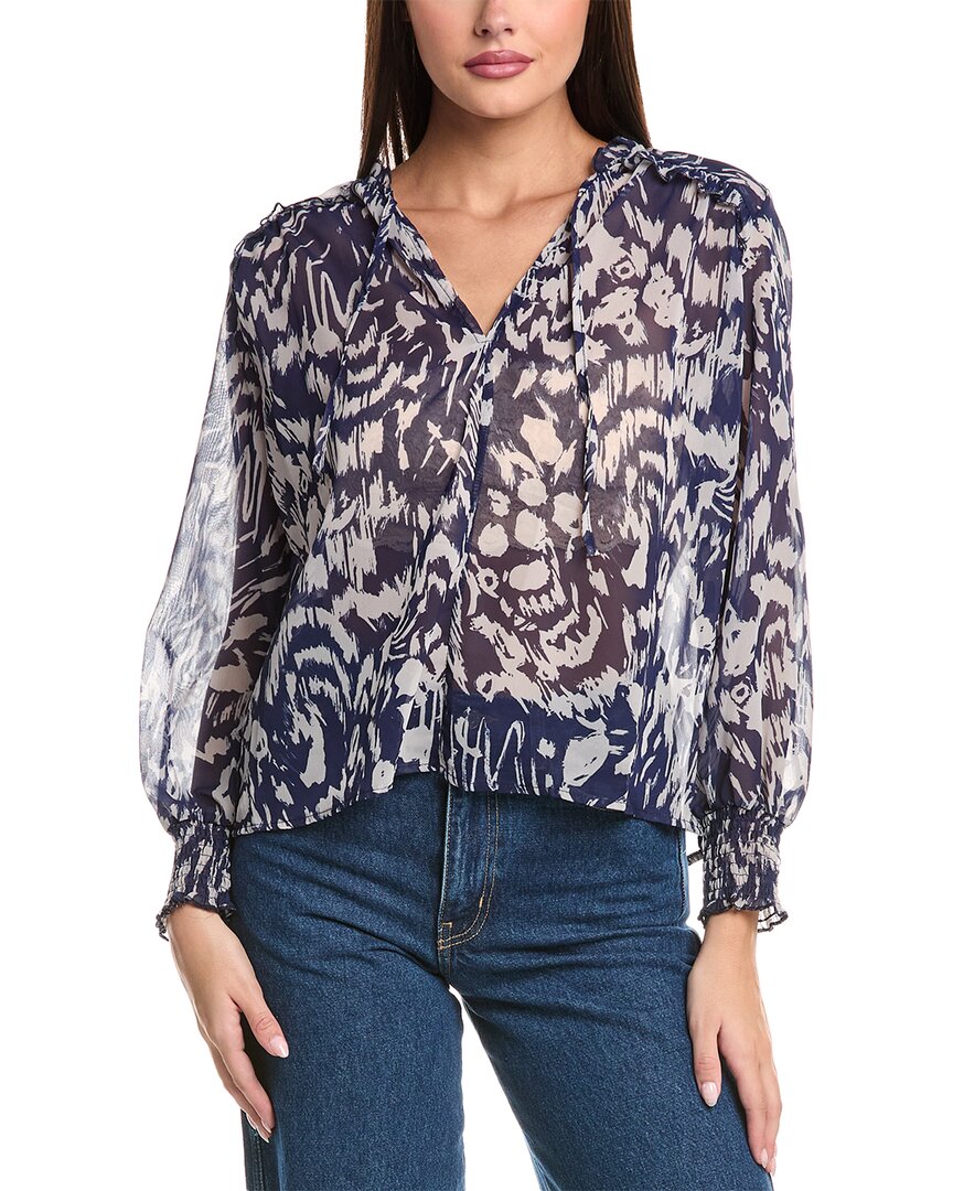 

Серрафина Тканый топ Seraphina, синий