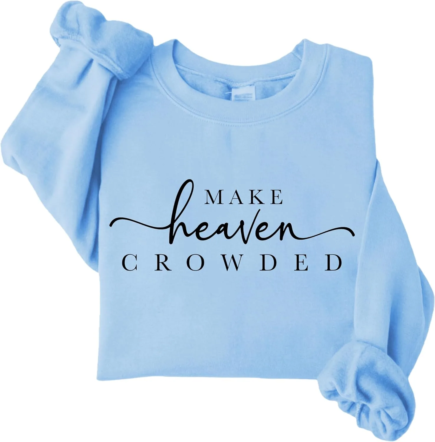 

Толстовка Make Heaven Crowded с библейским стихом