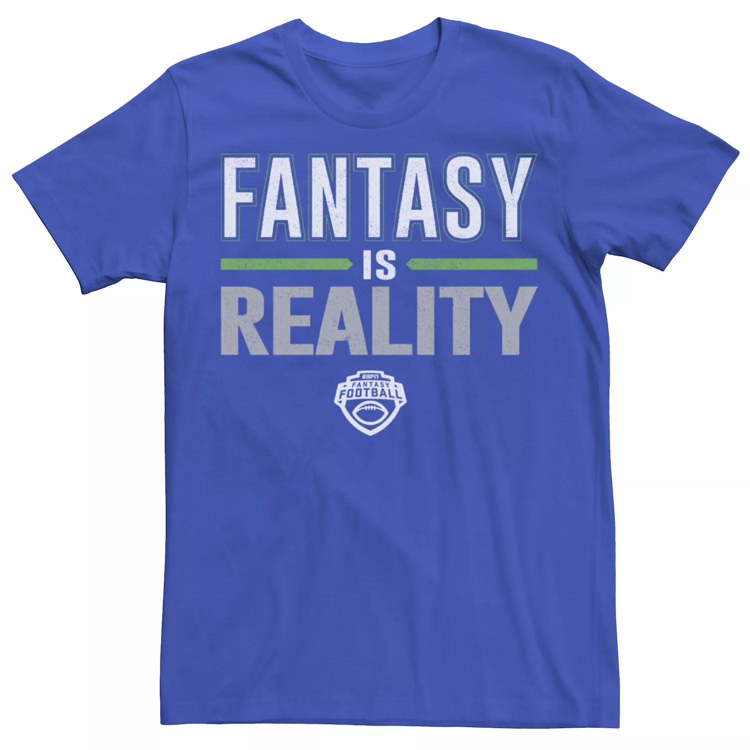 

Мужская зеленая футболка с логотипом ESPN Fantasy Football Fantasy Is Reality Licensed Character, Зеленый, Мужская зеленая футболка с логотипом ESPN Fantasy Football Fantasy Is Reality Licensed Character