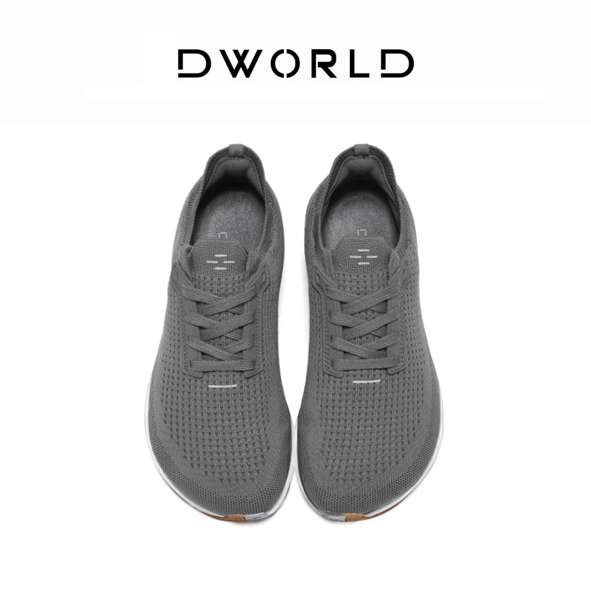 DWORLD Ударопрочные низкие беговые кроссовки мужские черные, цвет Black — фото 4