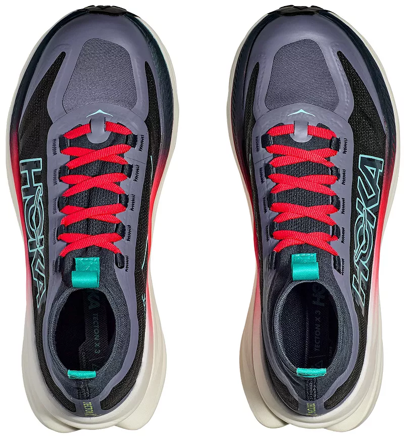 Мужские кроссовки для бега по пересеченной местности HOKA Tecton X 3, цвет Cerise — фото 2