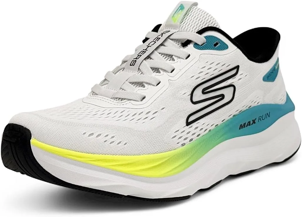 Мужские кроссовки Skechers Max Run Hands Free без шнурков, белый