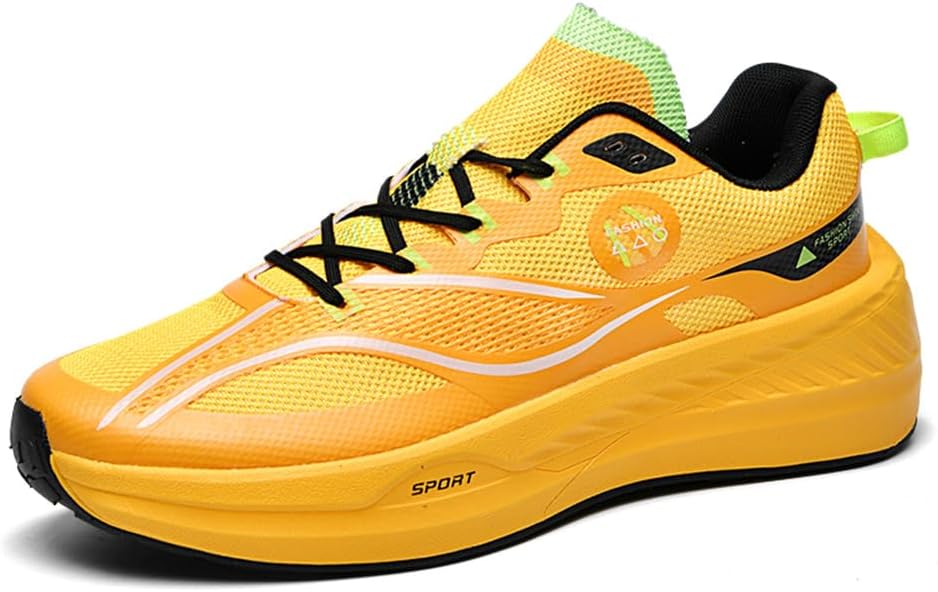 

Мужская обувь JUCAILAO Повседневные кроссовки Кроссовки для ходьбы Мужские баскетбольные кроссовки Беговые кроссовки, желтый