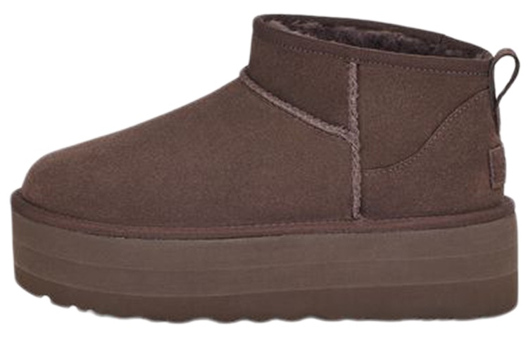 Сапоги женские UGG Classic Ultra Mini на платформе, коричневый