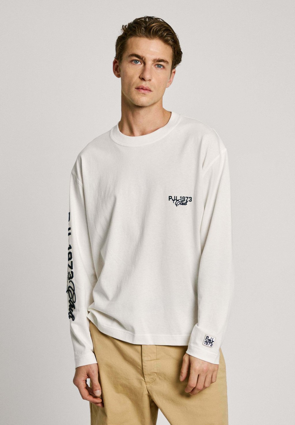 

Лонгслив COLVILLE Pepe Jeans, кремовый
