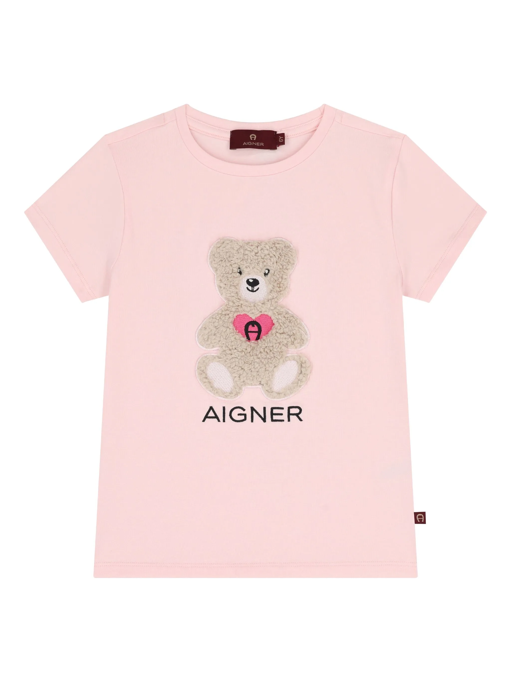 

Футболка Teddy Bear с логотипом Aigner Kids, розовый