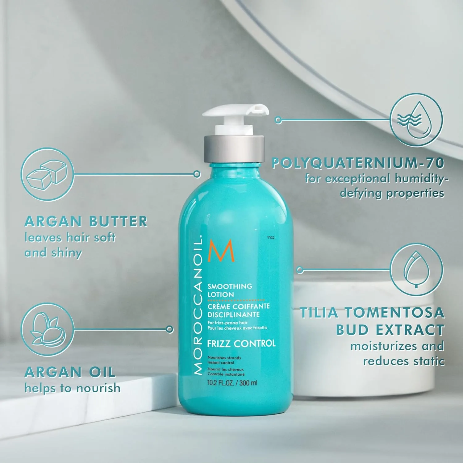 Разглаживающий лосьон Moroccanoil, 10,2 жидких унции. — фото 2