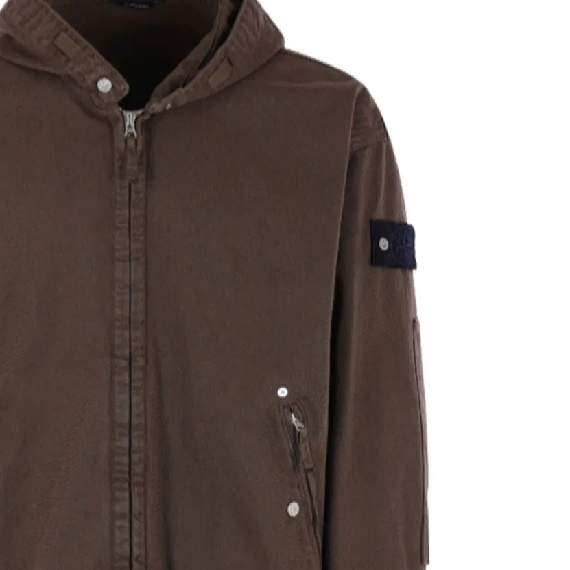 Куртка Stone Island коричневая — фото 4
