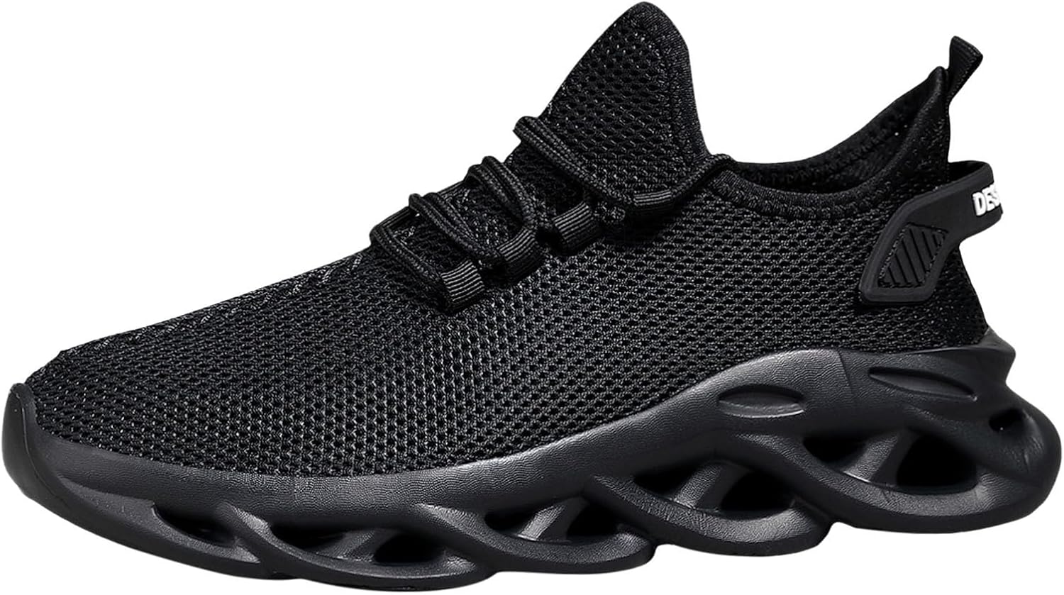 

Мужские слипоны для ходьбы, комфортные кроссовки с амортизирующей мемори-пеной, ультралегкие, дышащие, модные кроссовки, противоскользящие, для путешествий, бега, тренировки, тенниса, широкая посадка Generic, черный