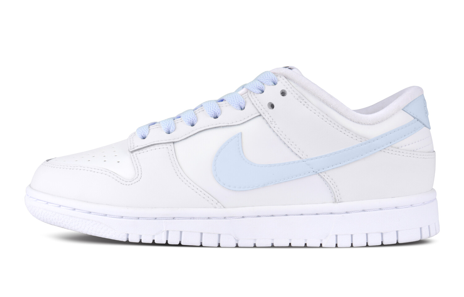 

Кроссовки Nike Dunk Skateboarding Shoes Women's Low-top Blue, белый