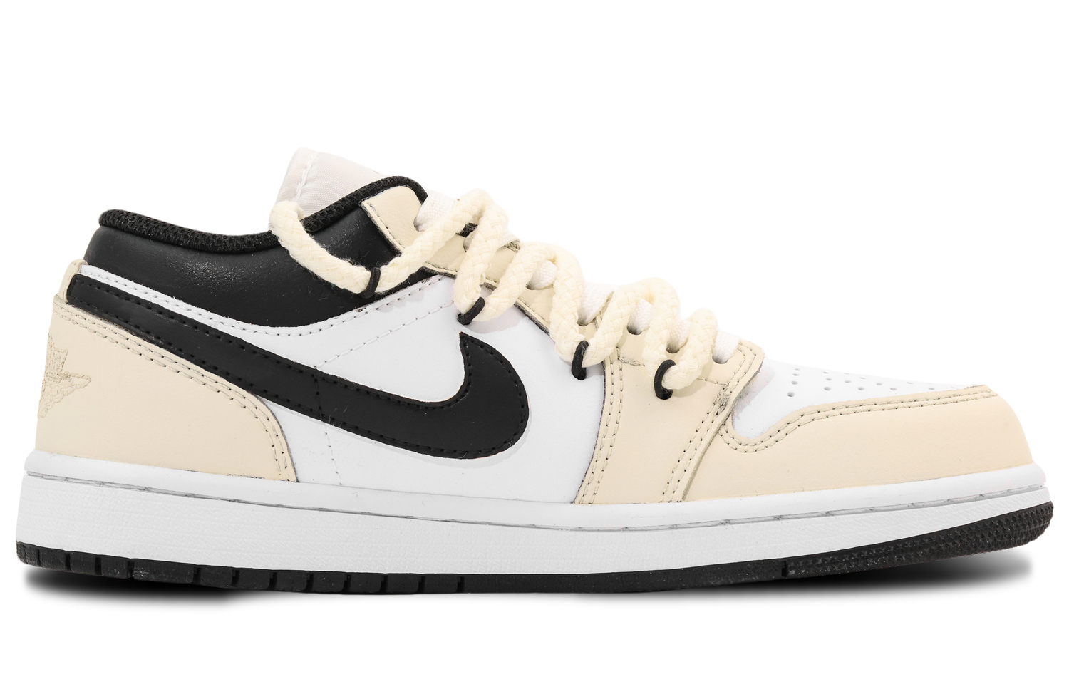Кроссовки Air 1 Low top Vintage Basketball Shoes Unisex Jordan, белый — фото 3