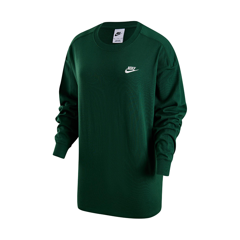 

Футболка с рукавом дроп-шилдер женская Canyon Green Nike