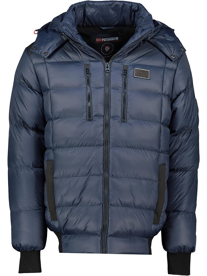 

Geographical Norway Стеганая куртка «Baptise» темно-синего цвета