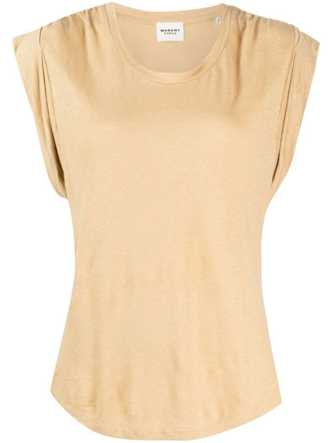

MARANT ÉTOILE льняная футболка Kotty, коричневый
