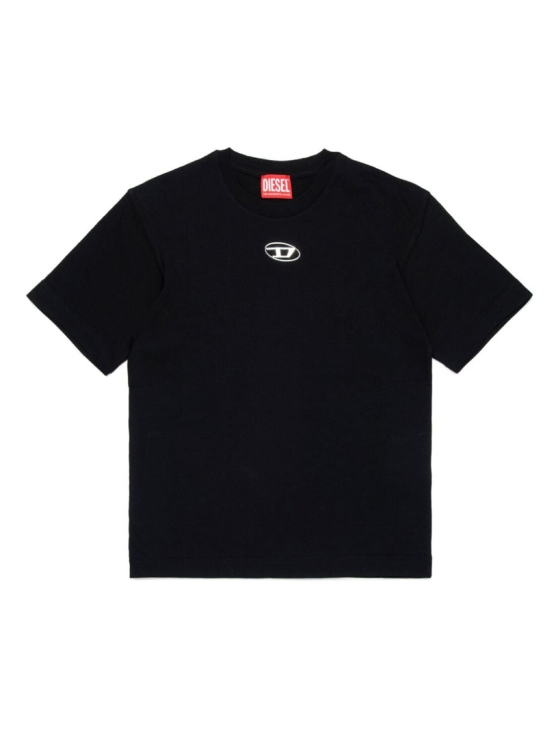 

Diesel Kids футболка с логотипом Oval D, черный