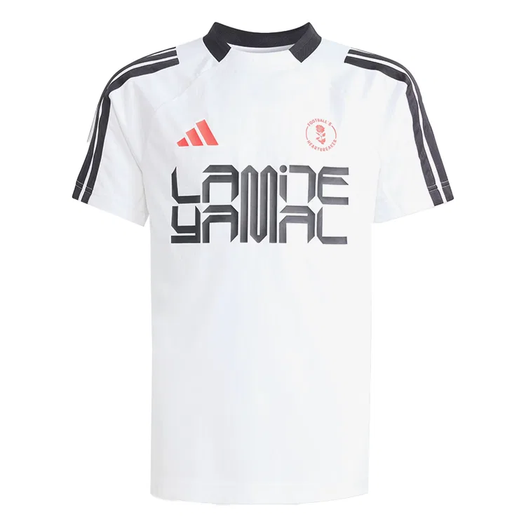 Детская спортивная футболка с круглым вырезом Adidas, White