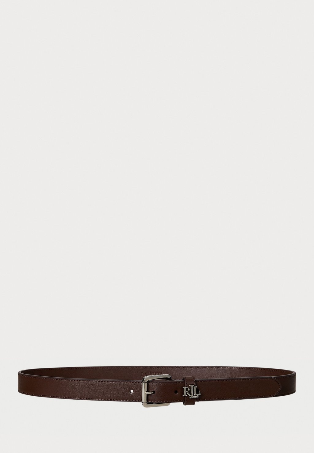 

Пояс LOGO KEEPER LEATHER SKINNY BELT Lauren Ralph Lauren, темно-коричневый